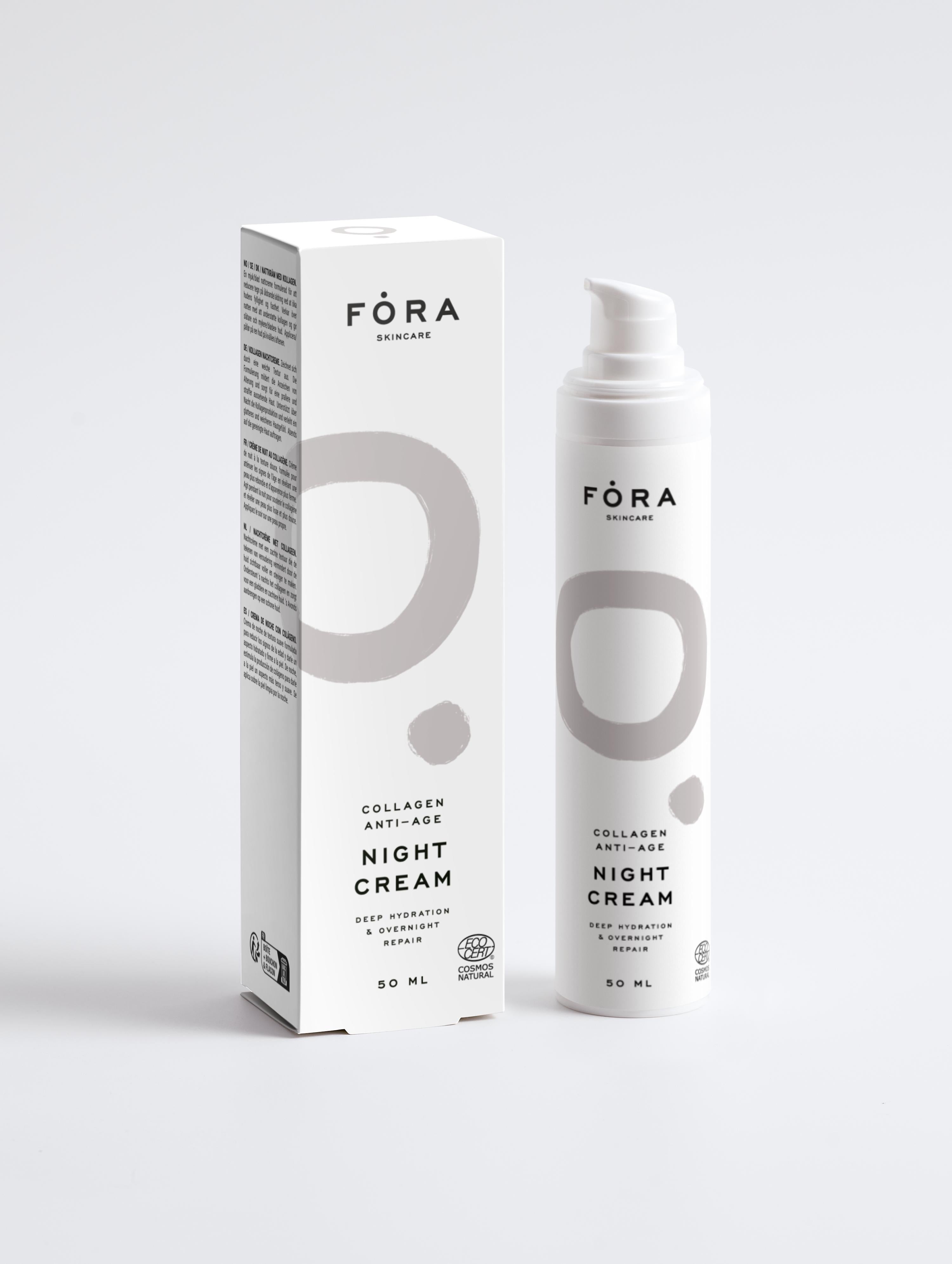 Kolagēna pretnovecošanās nakts krēms/Collagen Anti-Age Night Cream