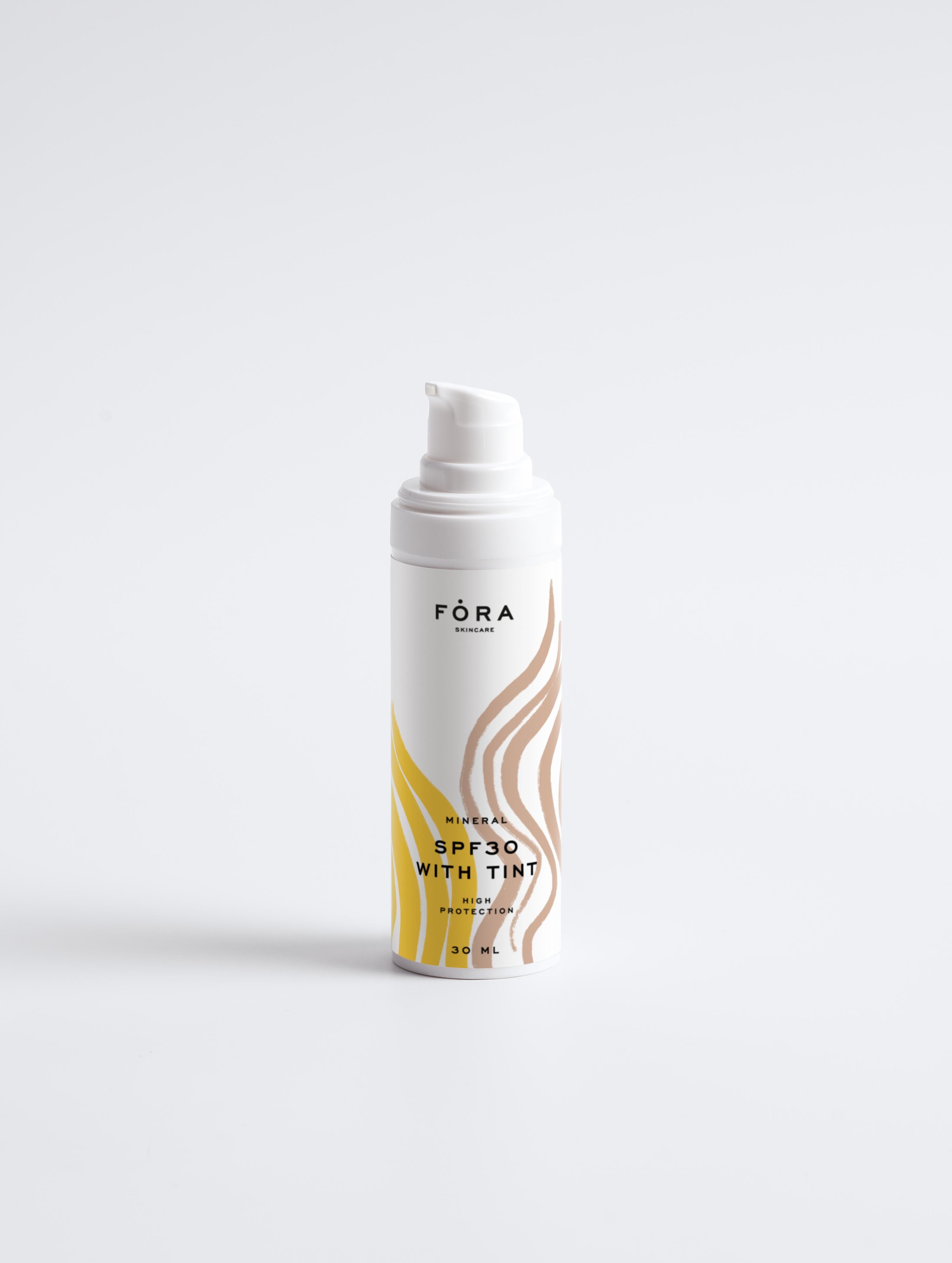 Sunscreen SPF30, with tint